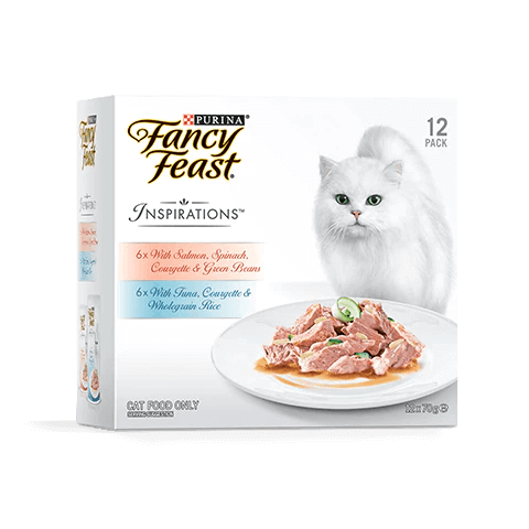 FANCY FEAST Inspirations Salmon Wet Cat Food Pk Purina New Zealand